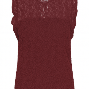 Mi Piace – Top Lace – Burgundy