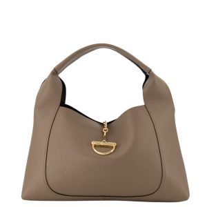 Madam Peach – Reno Large Classic Grain – Taupe