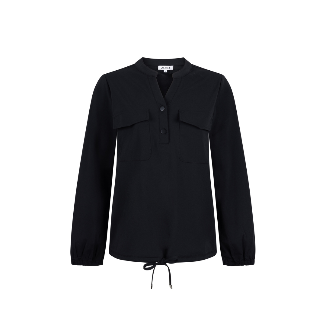 Zoso – Helma Blouse – Black - Afbeelding 2