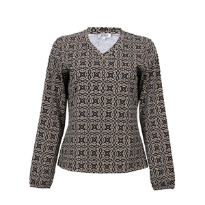 Zoso – Vanessa T-shirt – Black-camel