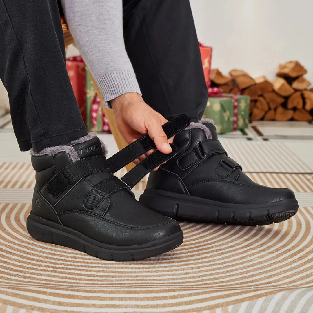 Arvo Hoge Schoenen Heren – Orthopedische Snowboots met Klittenband - Afbeelding 9