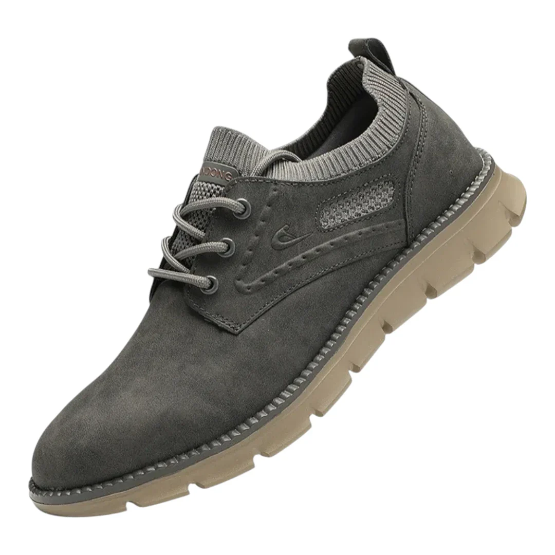 Casual Leren Schoenen Heren - Flexibele Zool & Ademend Design - Afbeelding 7