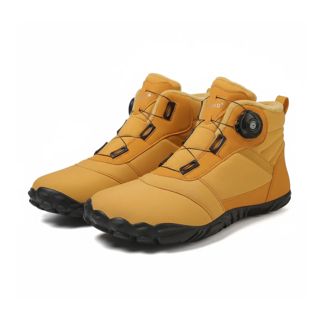 Axton Barefoot Winterboots – Laarzen met Warme Voering & Boa Sluiting