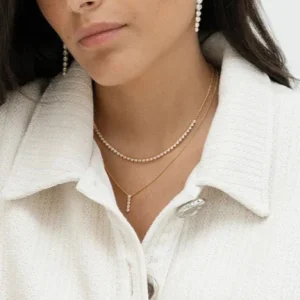 24Kae Necklace with heart pendant