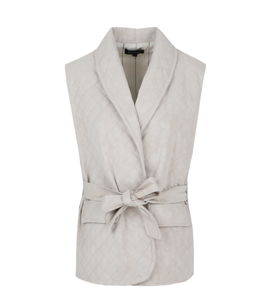 G-maxx – Lydia Gilet – Gravel - Afbeelding 2