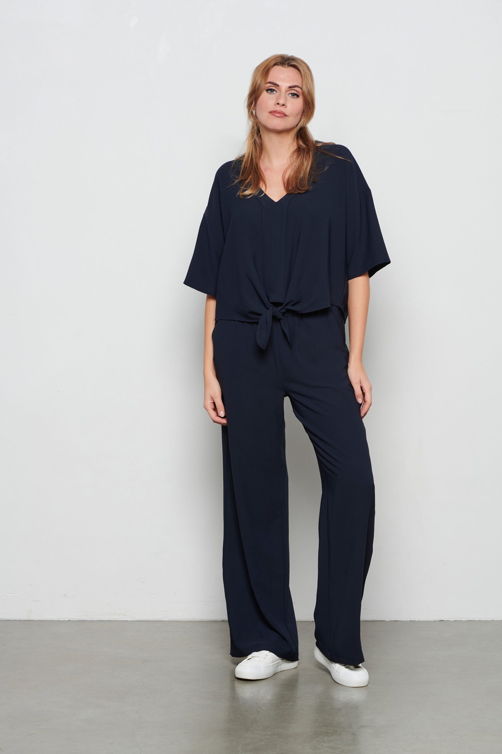 &Co Woman – Kaia Blouse – Navy - Afbeelding 3