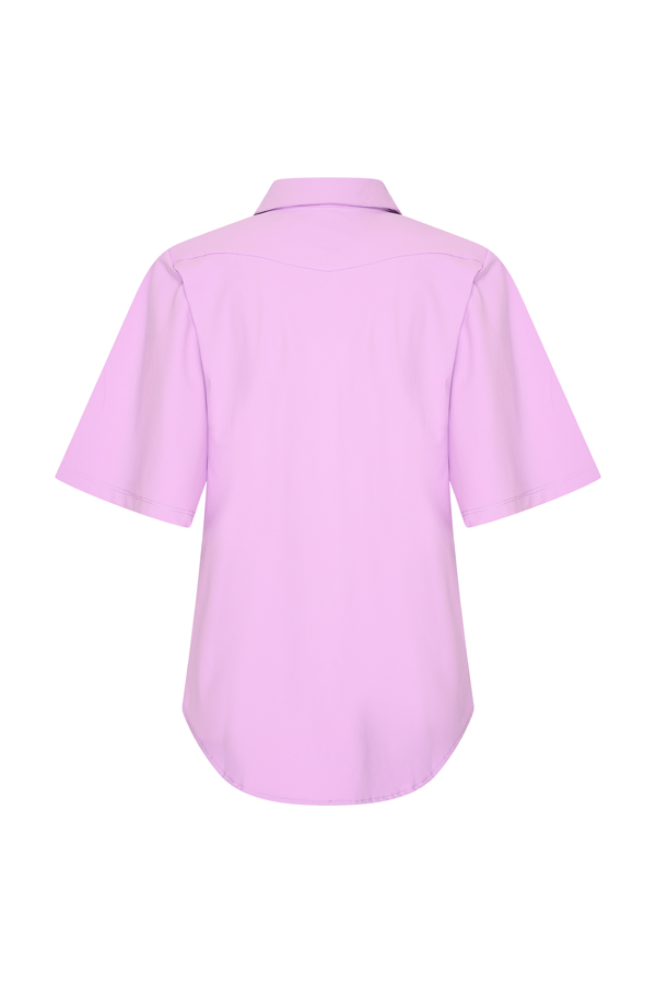 Mi Piace – Blouse Wijde Mouw – Lilac - Afbeelding 3