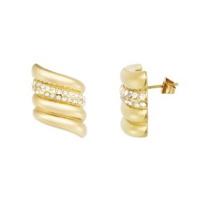 Earrings – Twisted Times – Gold