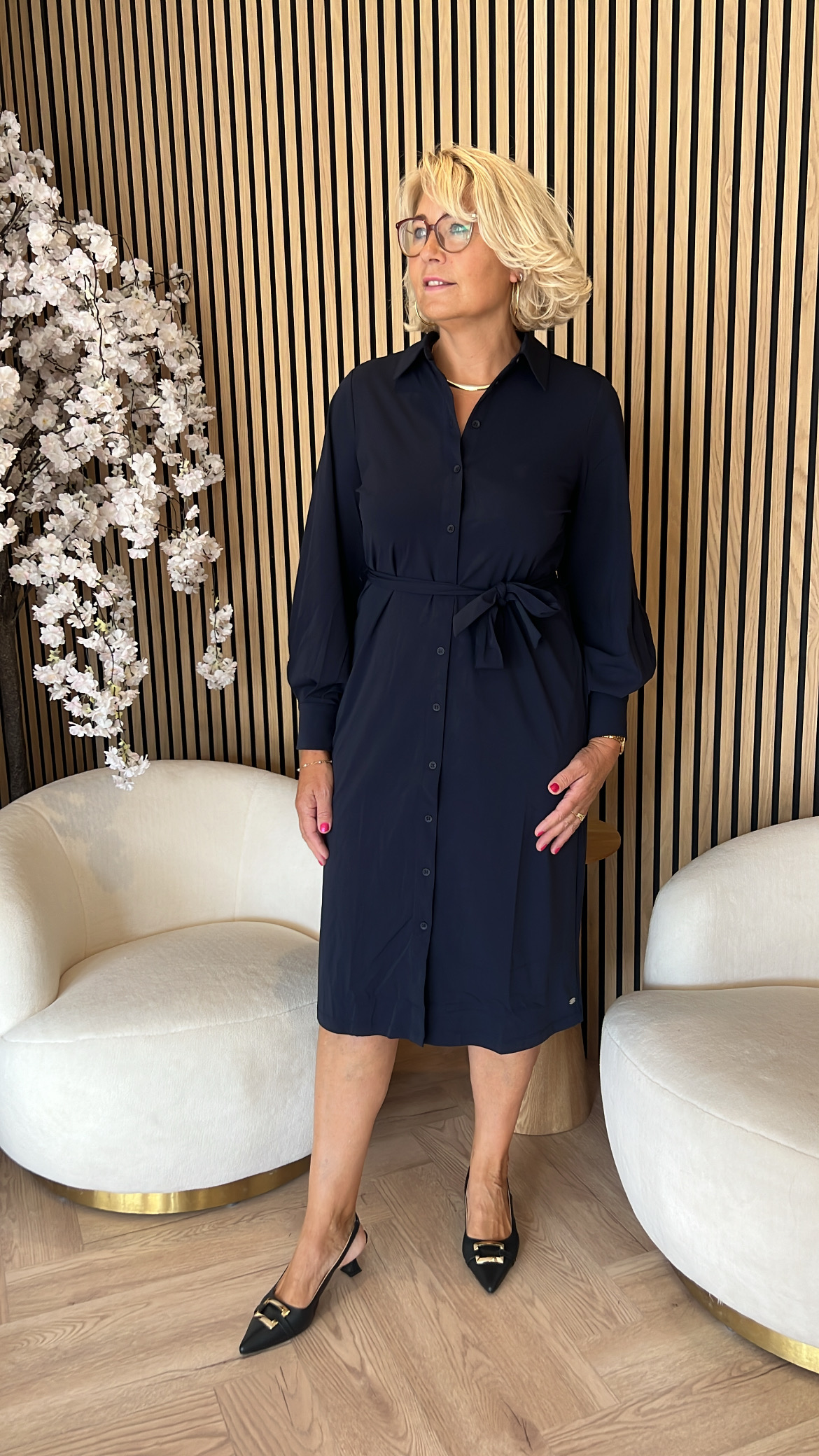 Lady Day – Hallie Dress – Blue - Afbeelding 6