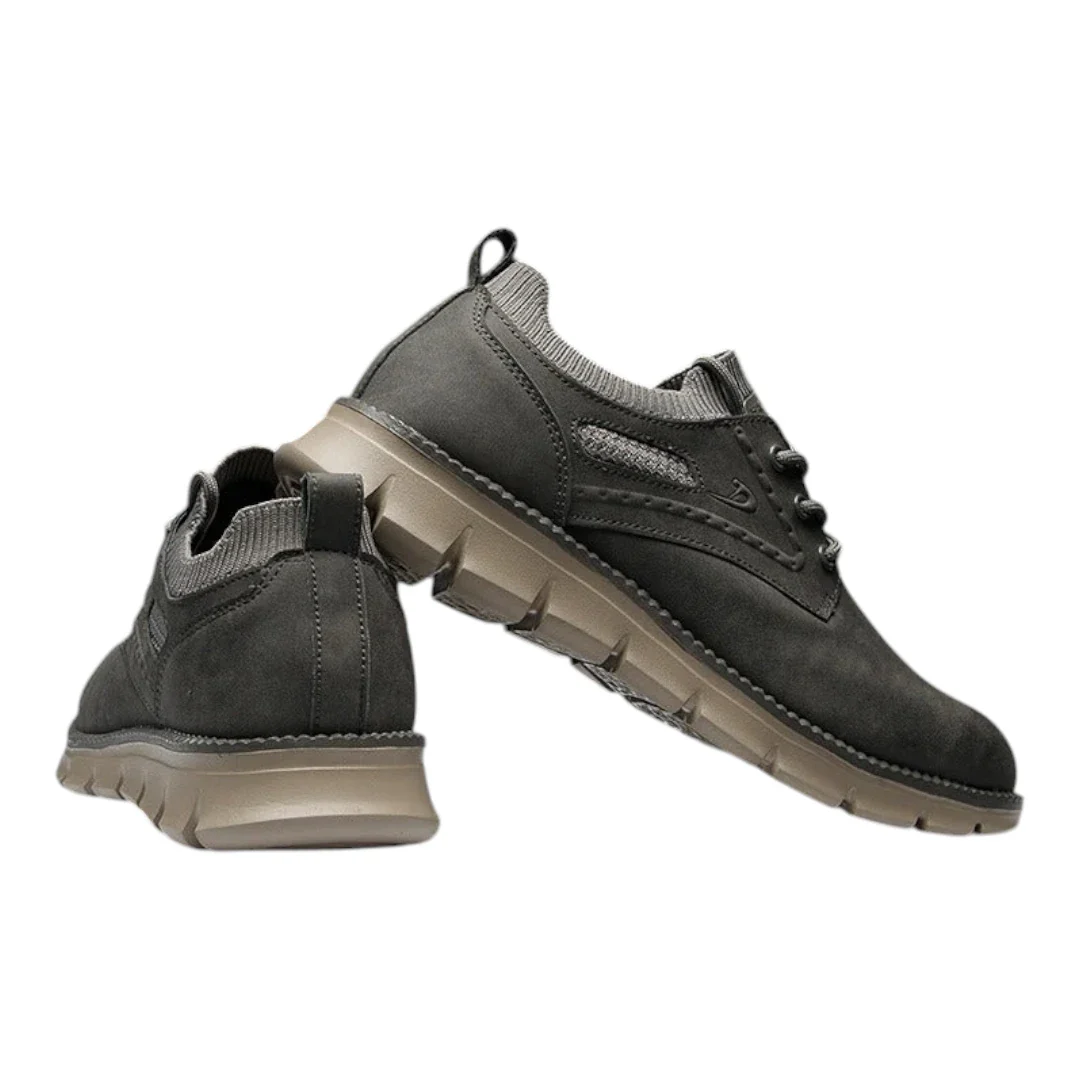 Casual Leren Schoenen Heren - Flexibele Zool & Ademend Design - Afbeelding 8