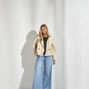 LaLotti – Trenchcoat Short – Camel