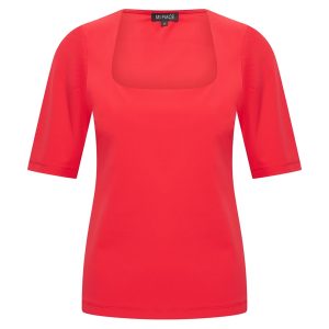 Mi Piace – T Shirt Square Neck – Red