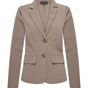 Mi Piace – Blazer Kort Travelstof – Falcon