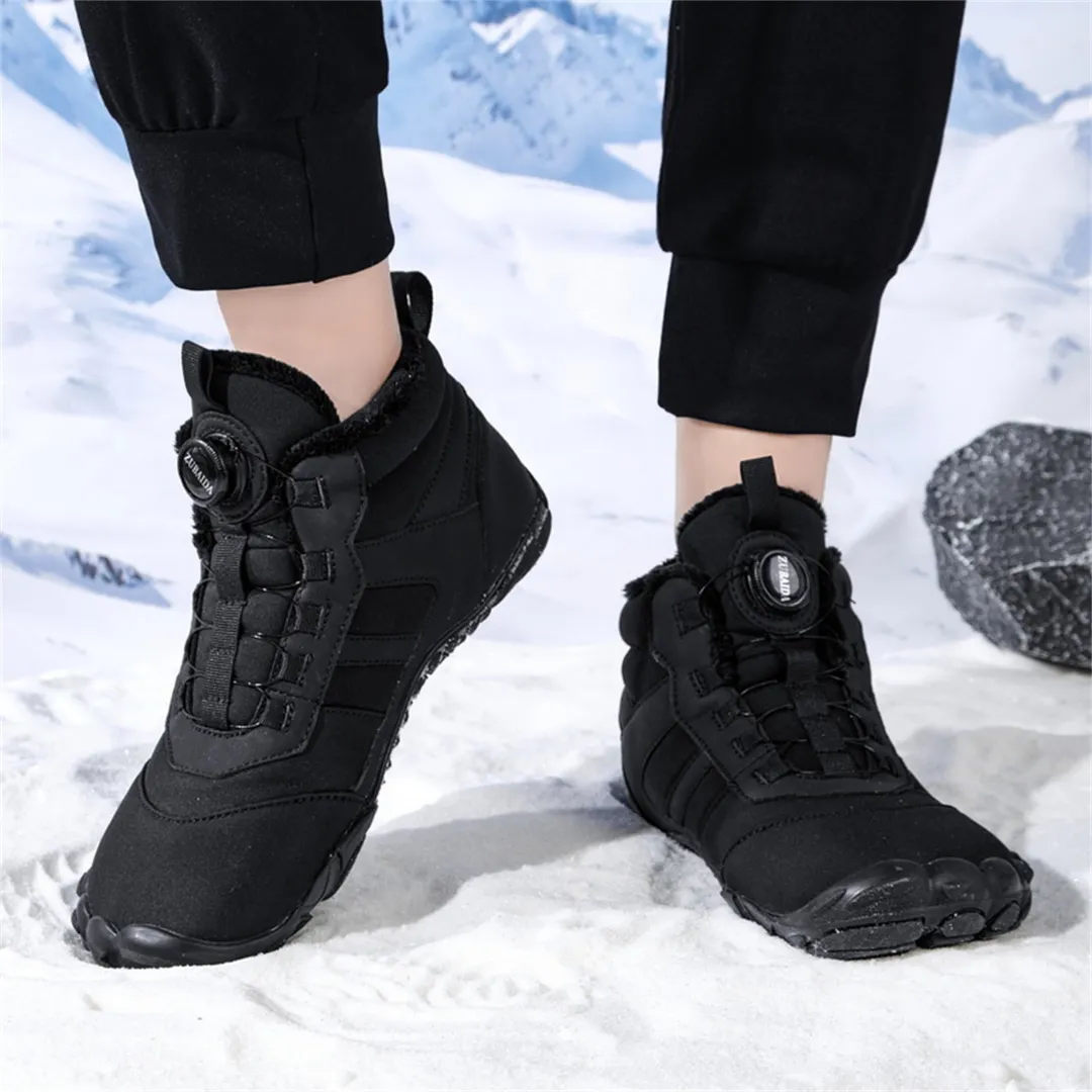 Barefoot Schoenen Heren - Winterschoenen met Voering & Boa Sluiting - Afbeelding 6