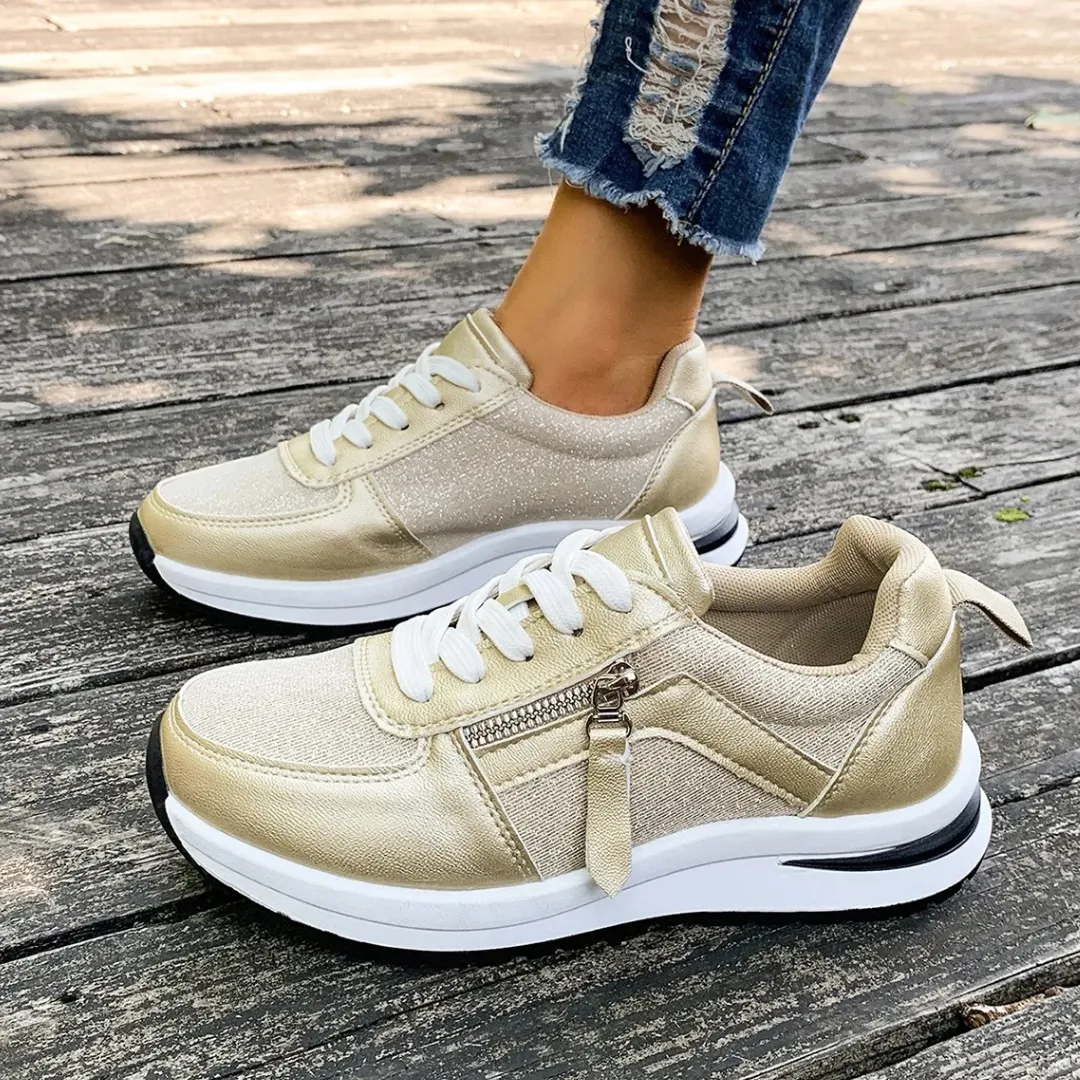 Livia Dames Sneakers - Comforabele Veterschoenen met Demping - Afbeelding 6