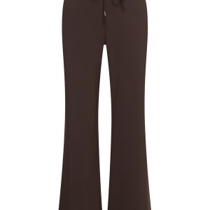 Mi Piace – Trousers Straight 089 Bonded – Espresso