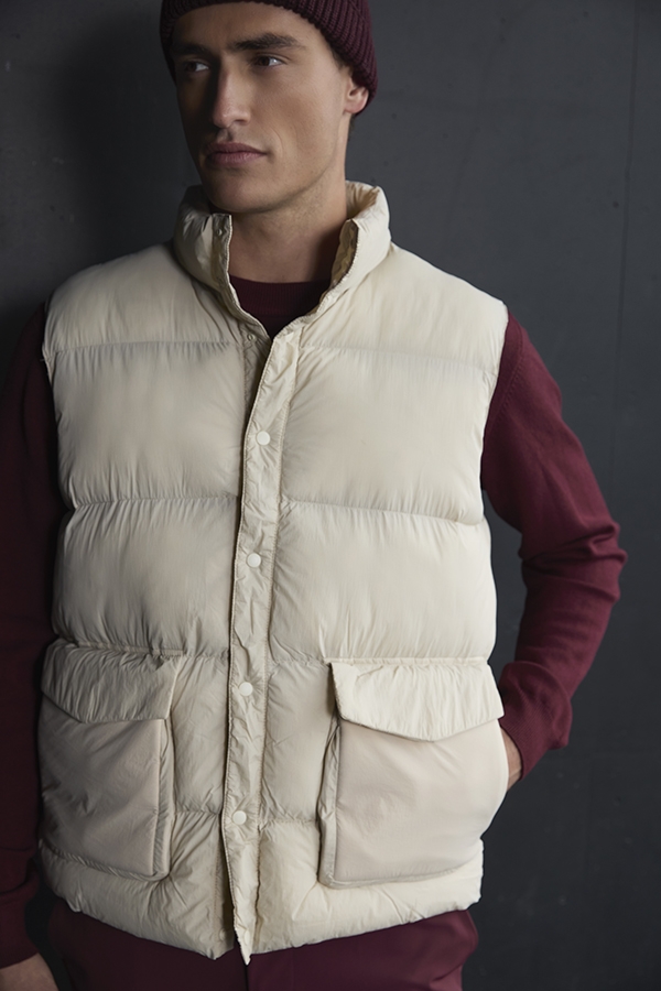 Mi Piace Heren – Men Cotton Shirt Long Sleeves – Burgundy - Afbeelding 4