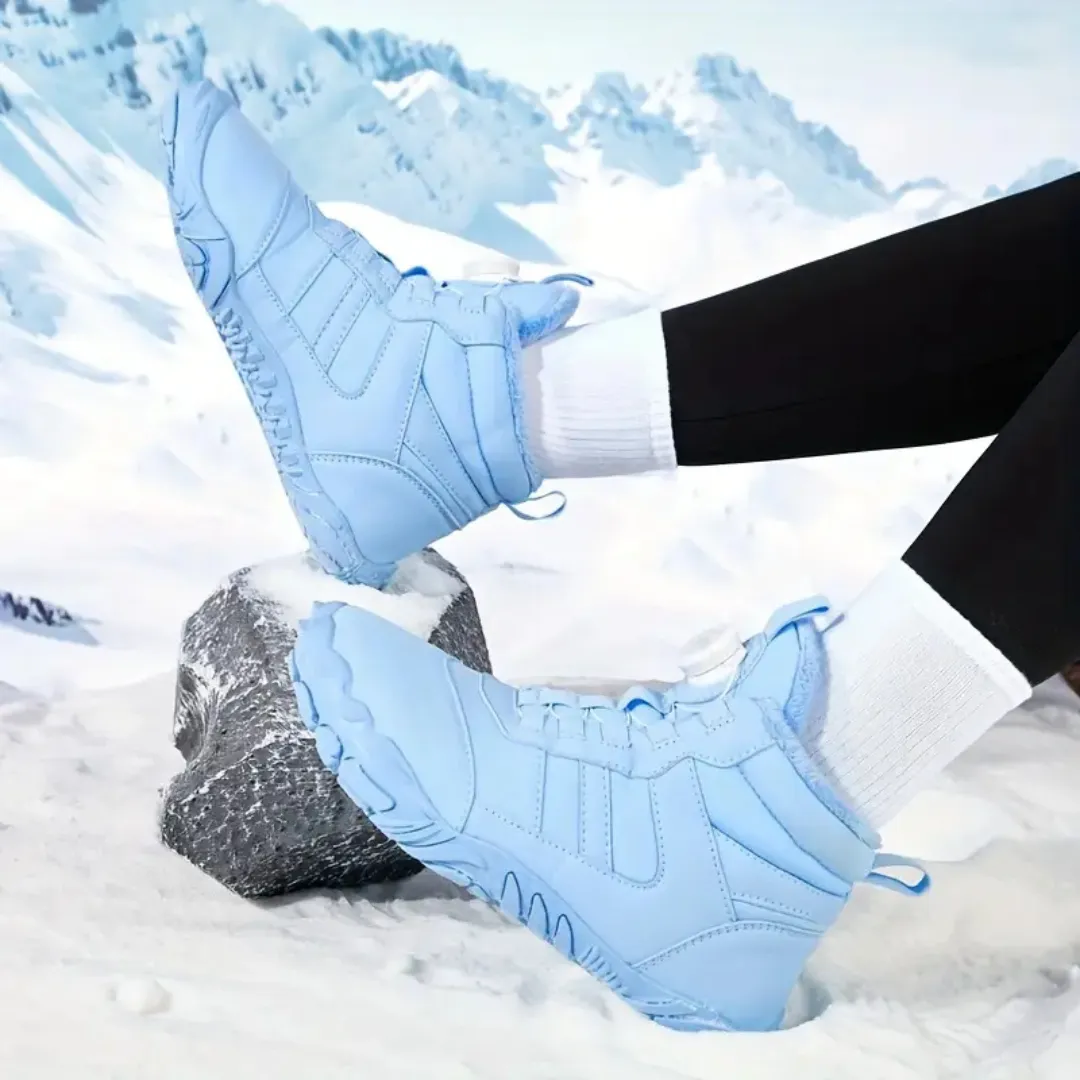 Barefoot Schoenen Dames - Winterschoenen met Voering & Boa Sluiting - Afbeelding 7