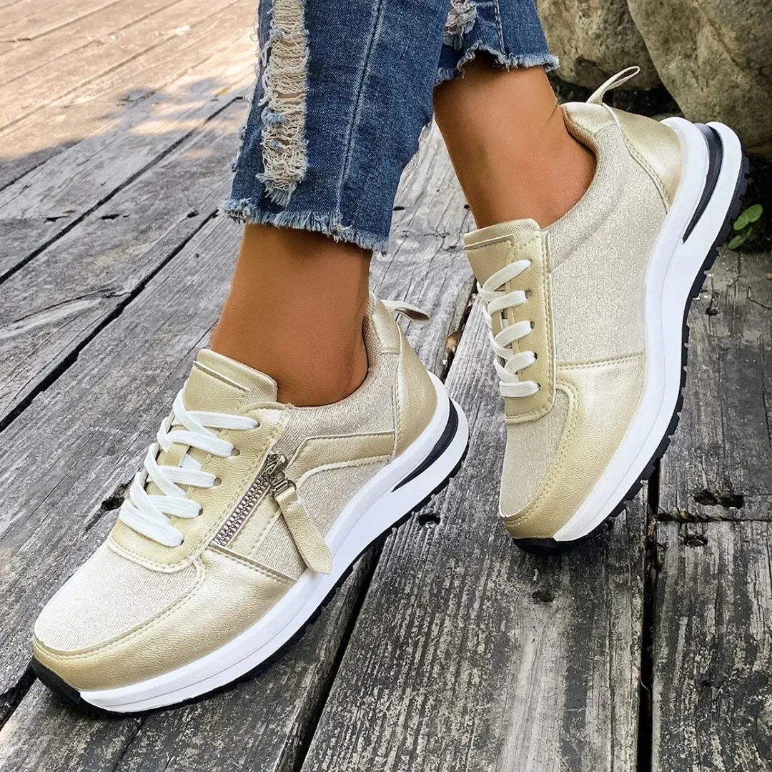 Livia Dames Sneakers - Comforabele Veterschoenen met Demping - Afbeelding 7