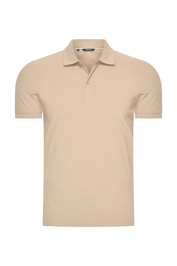 Mi Piace Heren – Men Polo Shirt – Latte - Afbeelding 2