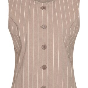 Mi Piace – Gilet Classic Stripe Print – Falcon