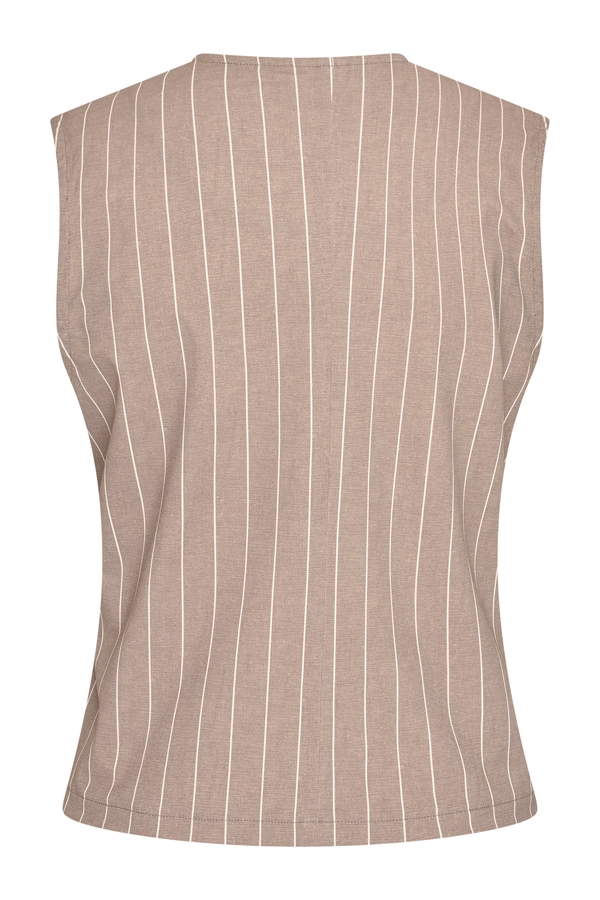 Mi Piace – Gilet Classic Stripe Print – Falcon - Afbeelding 3