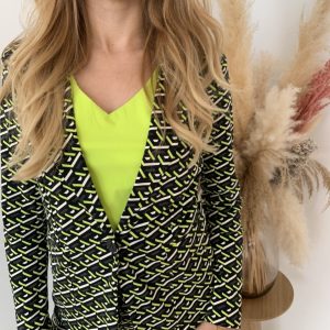 Aime – Ivy Blazer- Retro Print