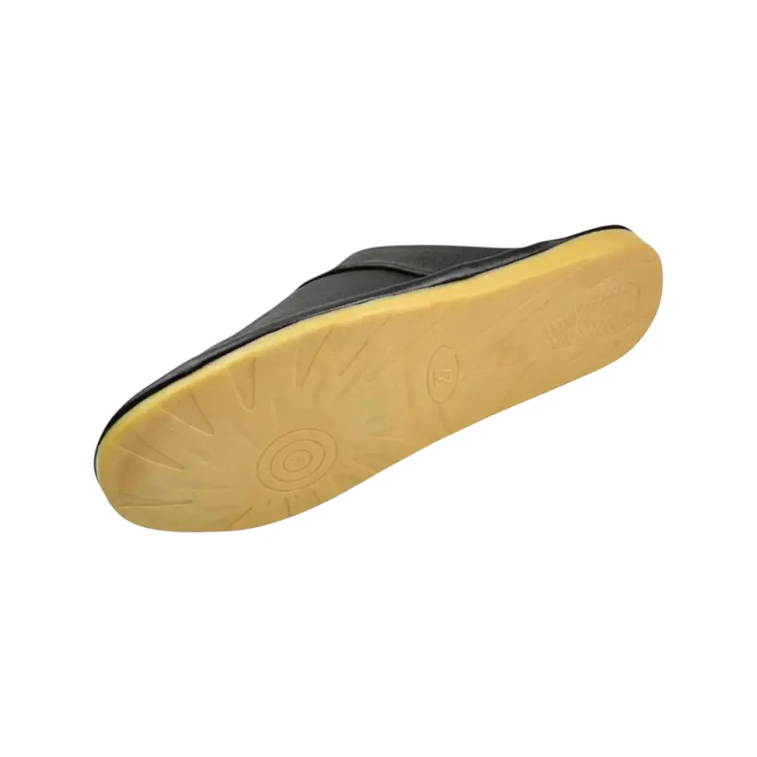 Split Leren Pantoffels Heren voor Thuis - Sloffen met Voering - Afbeelding 9