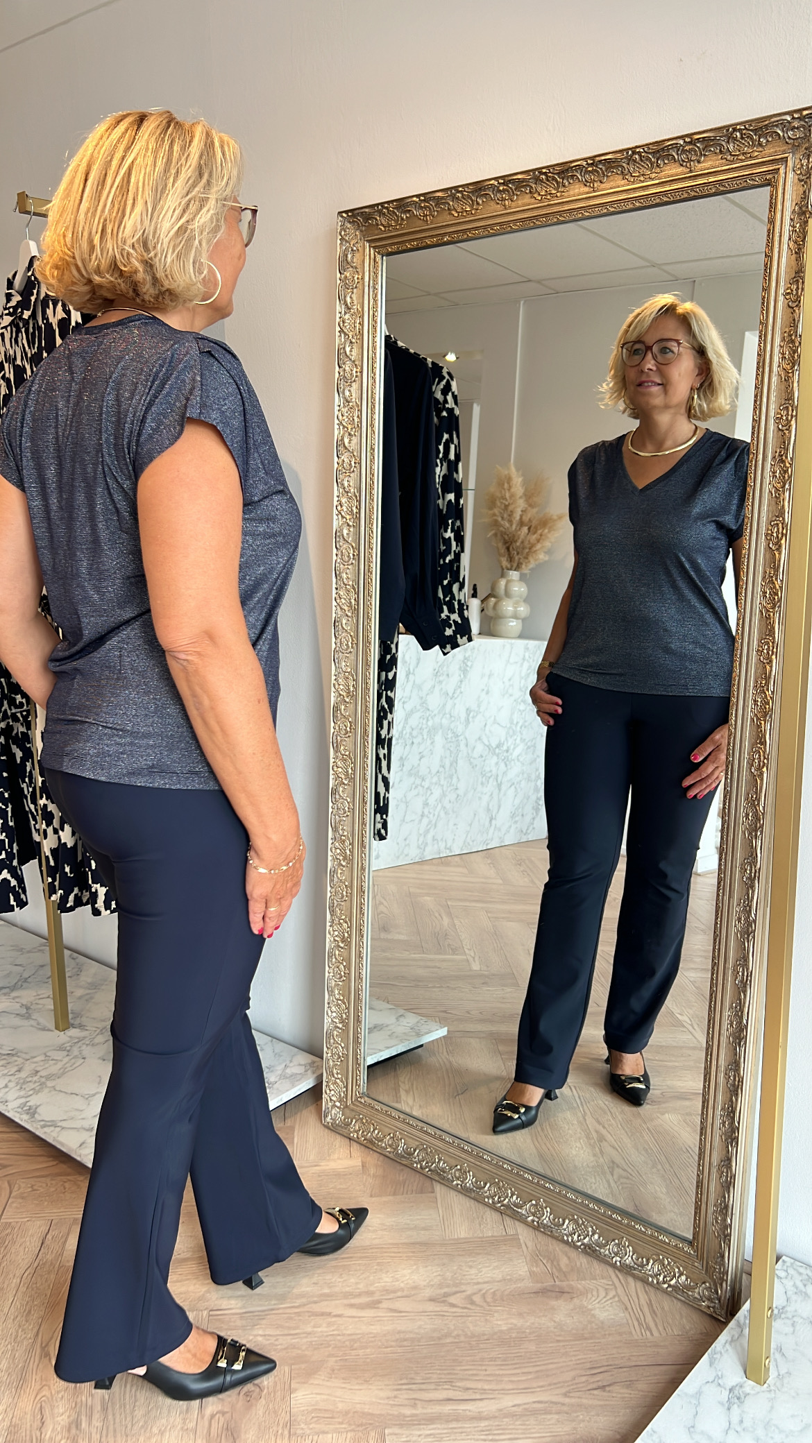 Lady Day – Kathy Top – Blue - Afbeelding 4