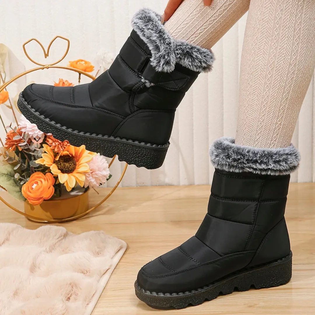 Fenna Dames Snowboots – Waterdichte Laarzen met Warme Voering - Afbeelding 9