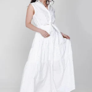 Accentil Robin Dress - Off White Sparkle