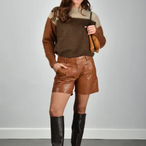 ARMA shorts Doree 019L261081.02 cognac