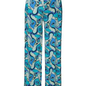 Kimara – Hazel Travelstof Pants – Disco Fever Print