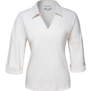 Kimara – Mare Travelstof Top – Salt