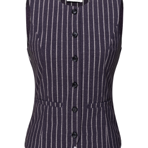 Kimara – Esmee Gilet – Dotted Pinstripe