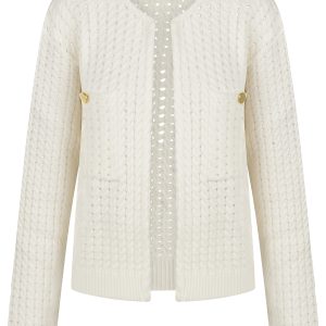 Kimara – Caar Cardigan – White