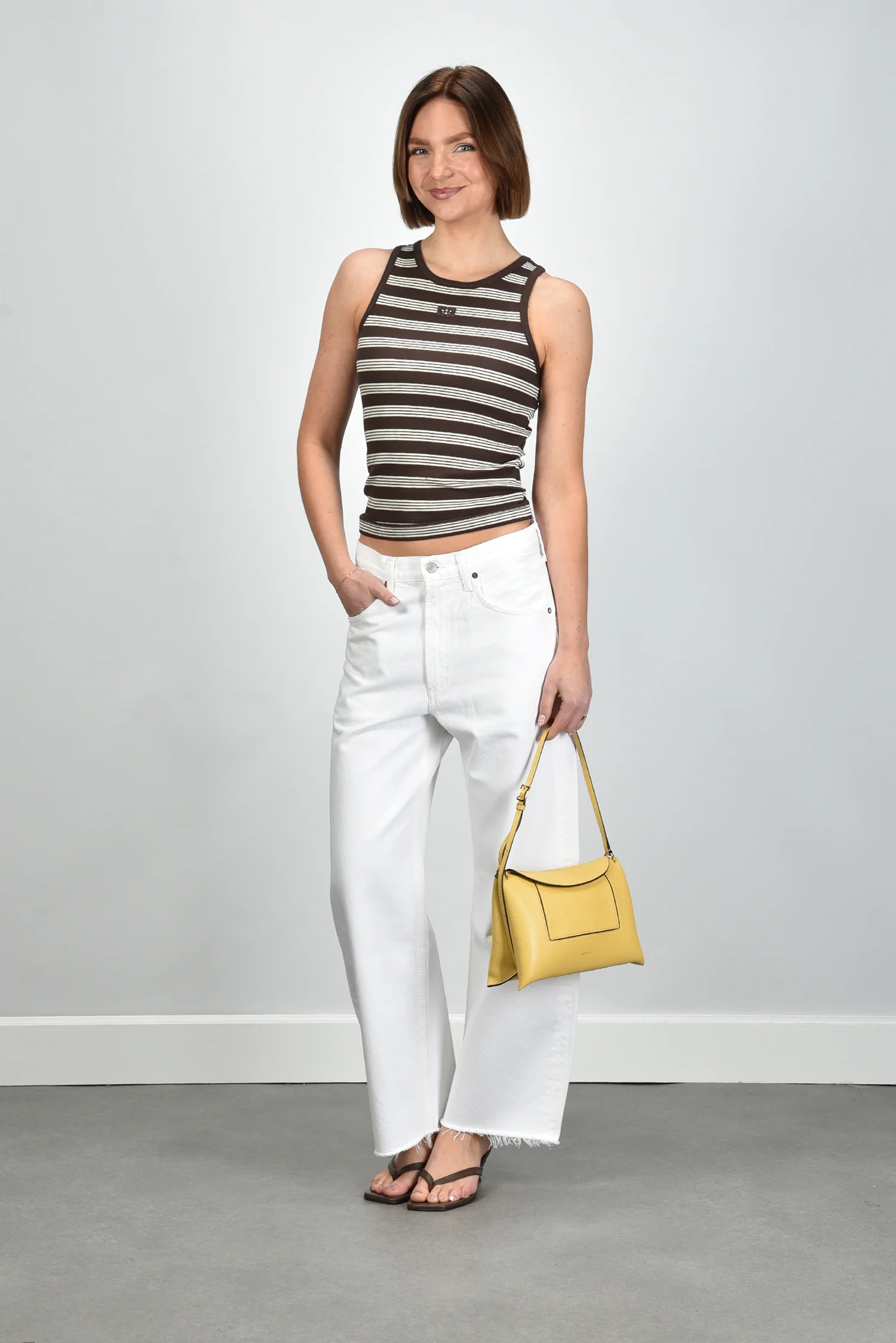 Agolde jeans Low Curve Fray A238-1183 milkshake - Afbeelding 4