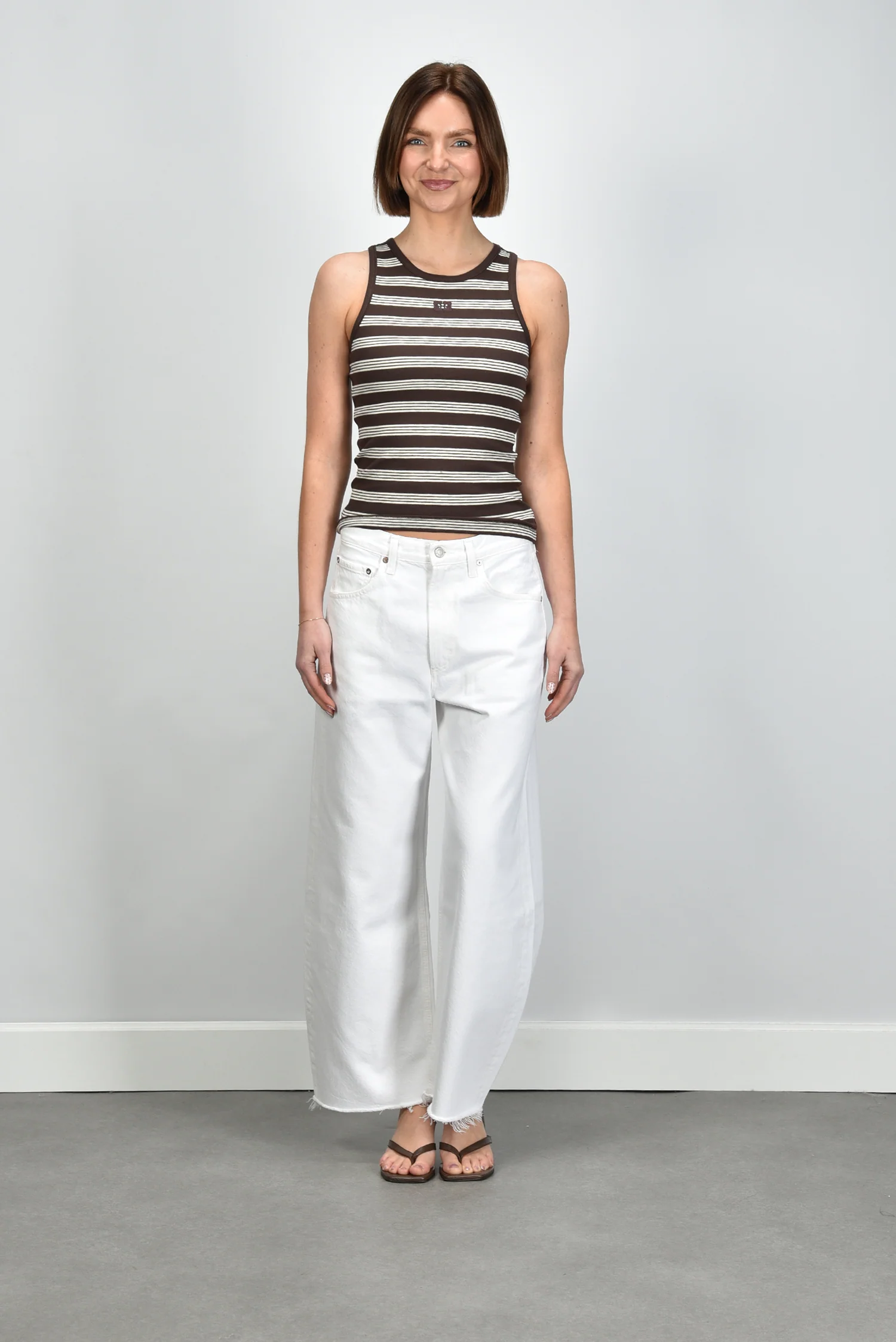 Agolde jeans Low Curve Fray A238-1183 milkshake - Afbeelding 6