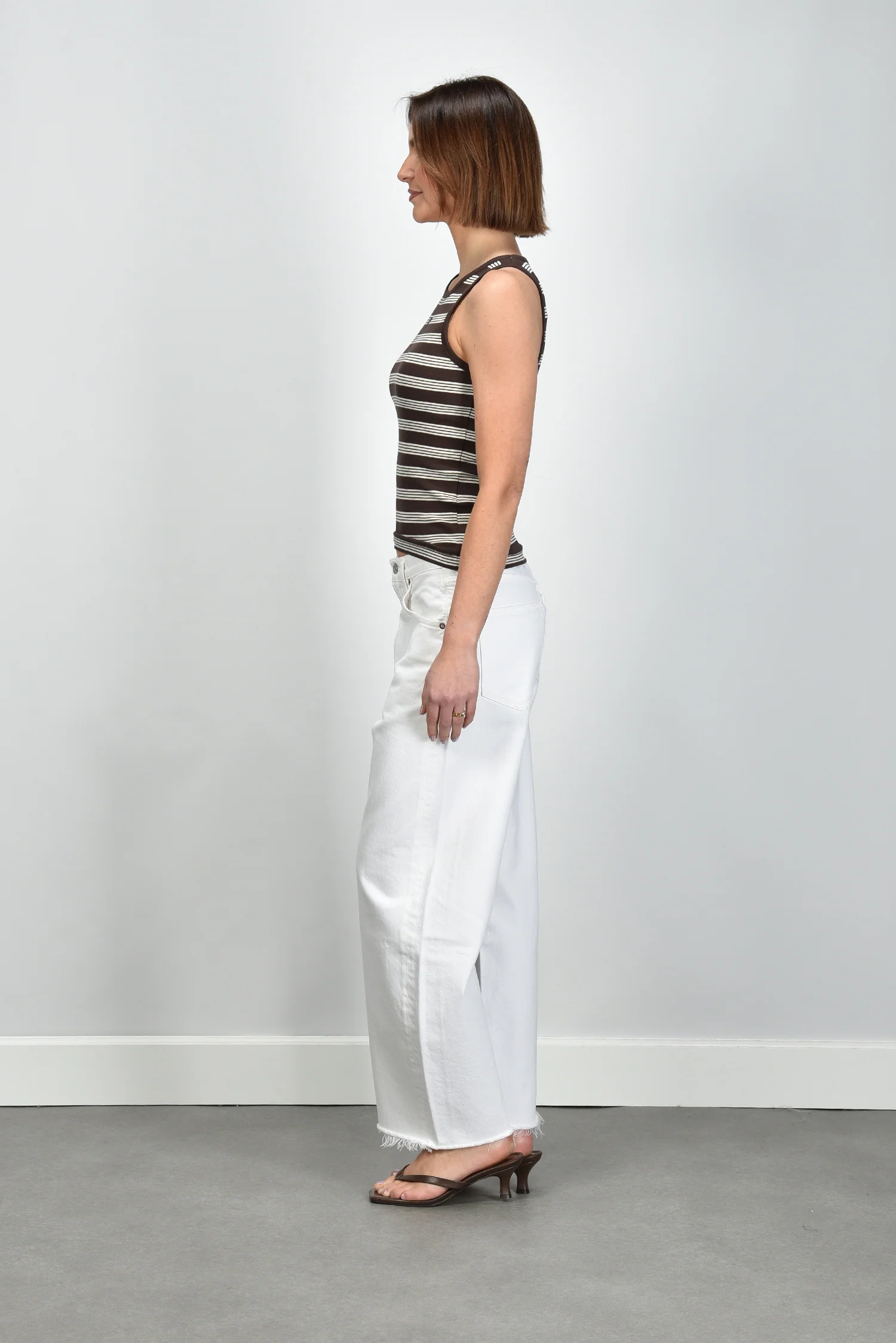 Agolde jeans Low Curve Fray A238-1183 milkshake - Afbeelding 8