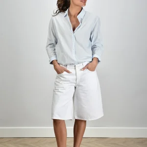 Agolde shorts Baggy V-Short A9239-1183 milkshake