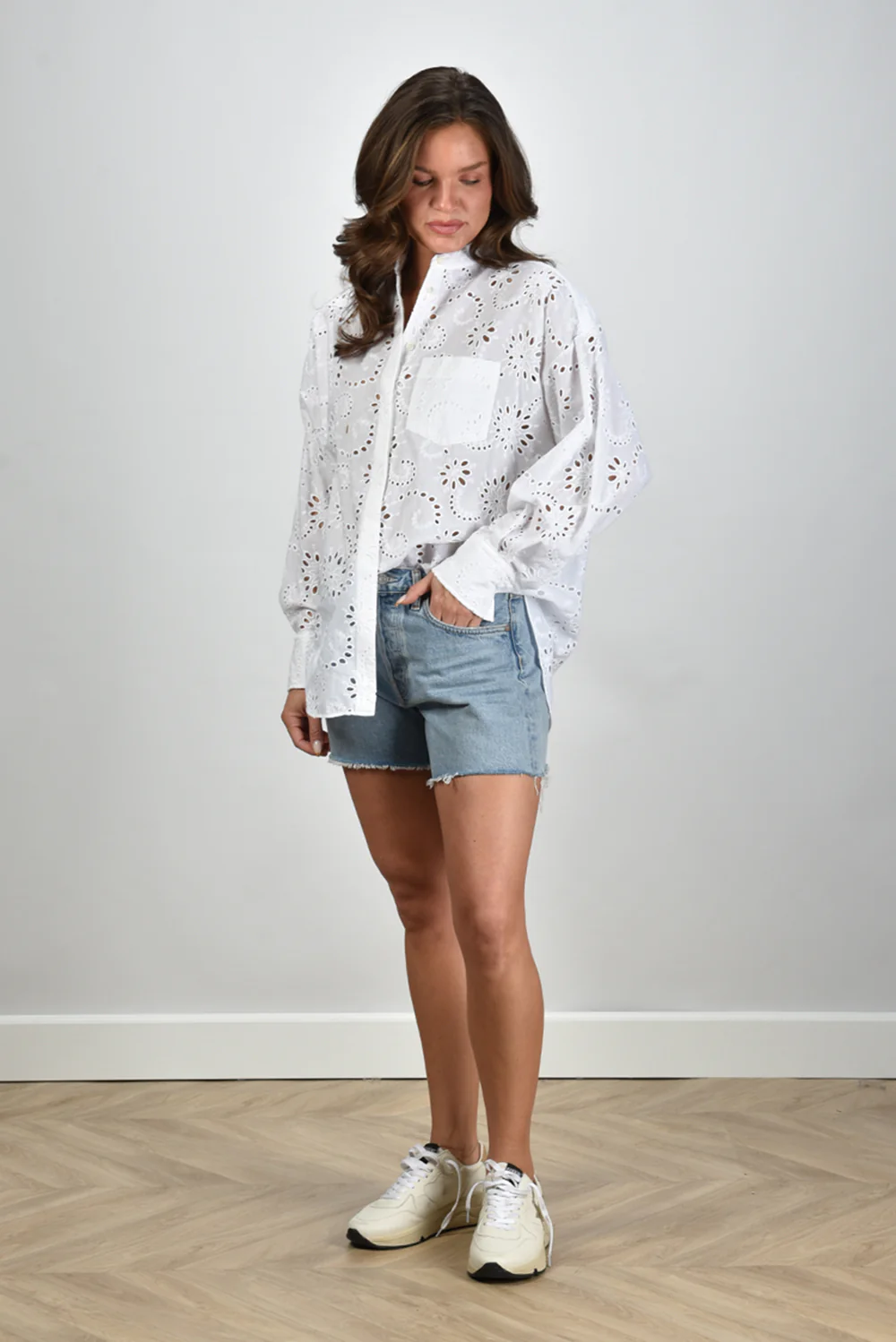 Agolde shorts Parker Long A9010B-1141 replica