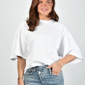 Agolde t-shirt Ellerly A7427-1521 white