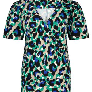 Lady Day – Top Amber – Leopard Paradise Green