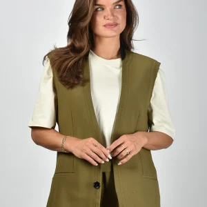 Ami Paris gilet FBV004.WV0067 bronze