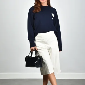 Ami Paris short FSO840.DE0126 blanc creme