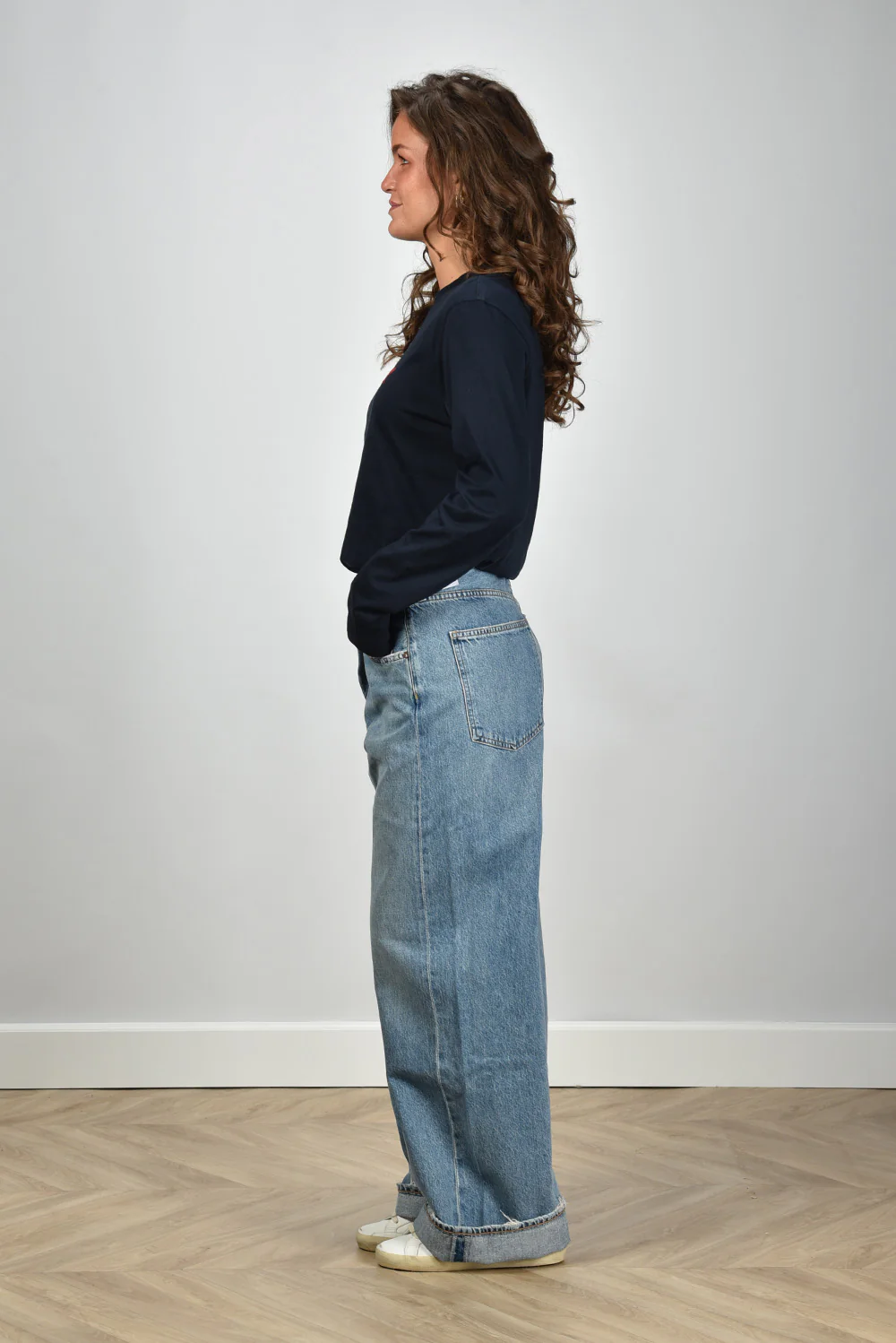 Ami Paris t-shirt ADC Ts Ml Rouge BFUTS235.724 bleu nuit - Afbeelding 6