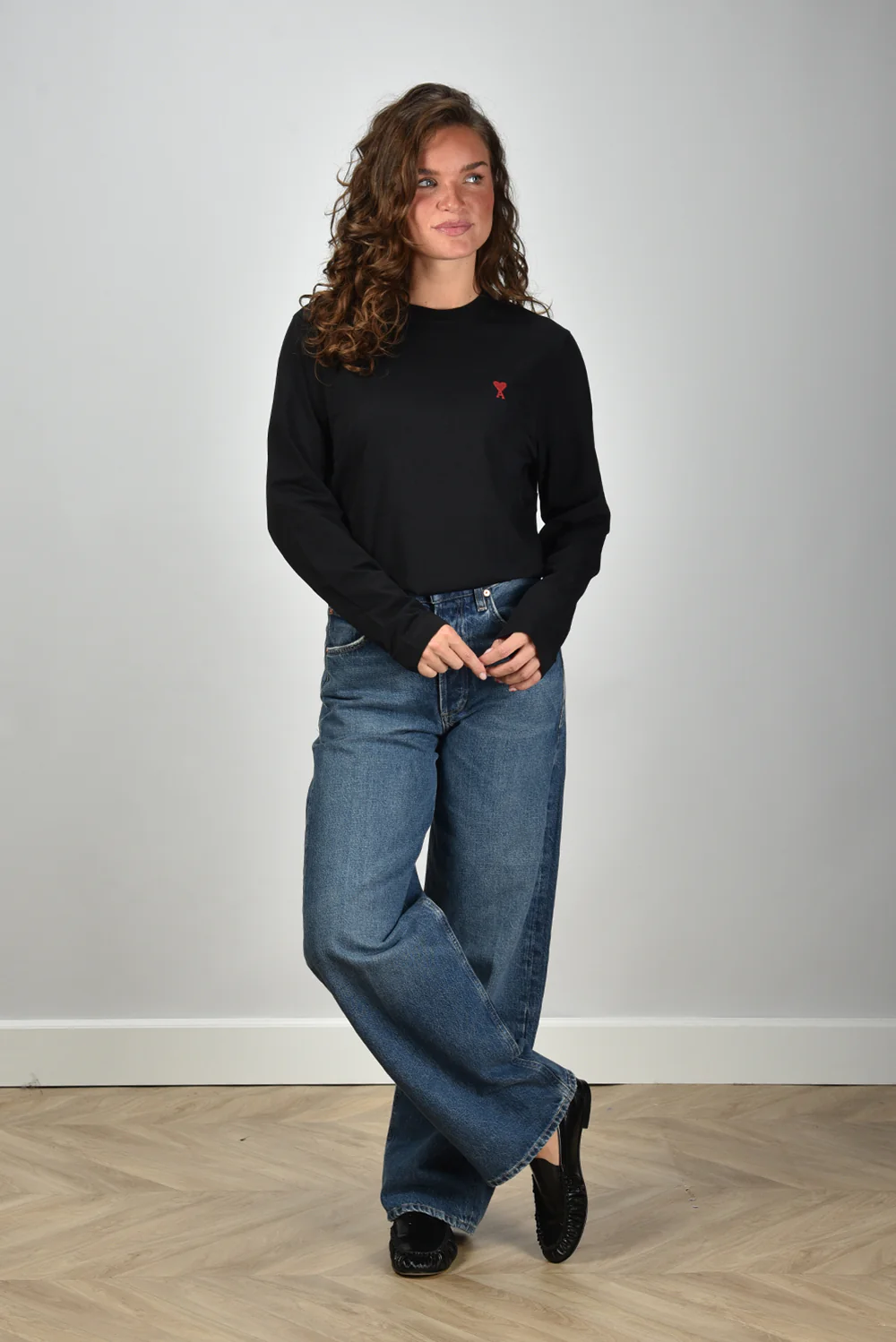 Ami Paris t-shirt ADC Ts Ml Rouge BFUTS235.724 noir - Afbeelding 4