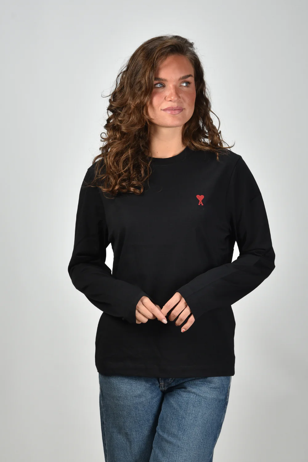 Ami Paris t-shirt ADC Ts Ml Rouge BFUTS235.724 noir - Afbeelding 8