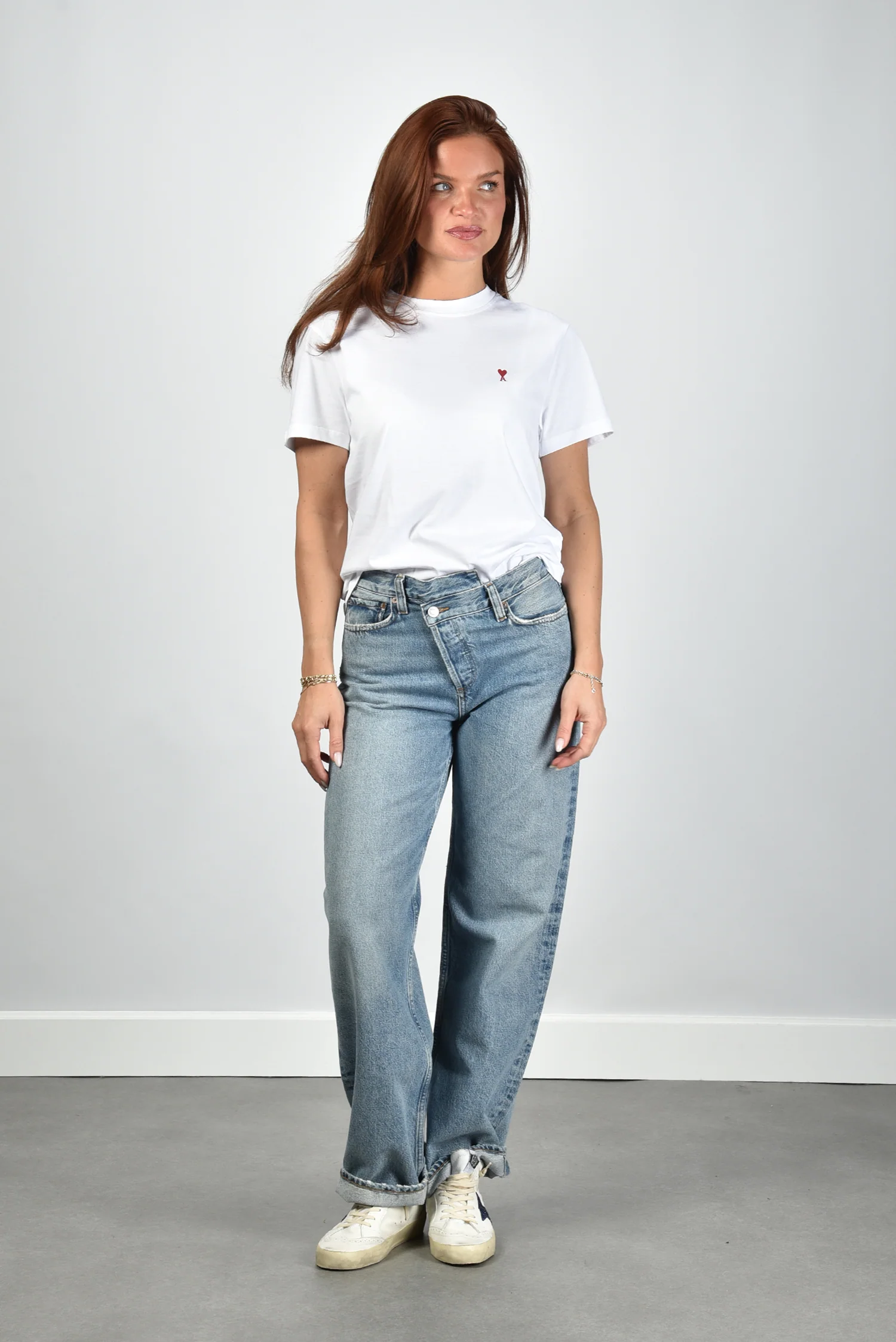 Ami Paris t-shirt ADC Ts Rouge BFUTS035.724 blanc - Afbeelding 3