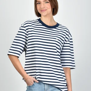 Ami Paris t-shirt UTS374.JE0210 encre/blanc